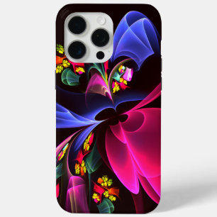 Modern Colourful Floral Abstract Art Pattern #06 iPhone 15 Pro Max Case