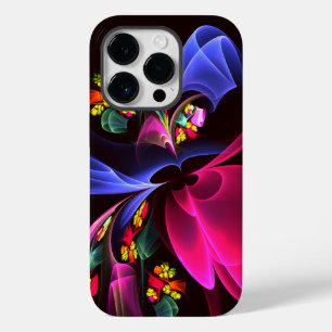 Modern Colourful Floral Abstract Art Pattern #06 Case-Mate iPhone 14 Pro Case