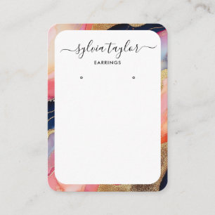 modern colourful frame earring frame display logo business card