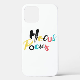 Modern, colourful, fun, cool, trendy Hocus Pocus iPhone 12 Case