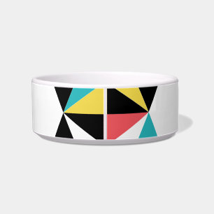 Modern, colourful, fun, trendy, geometric pattern bowl