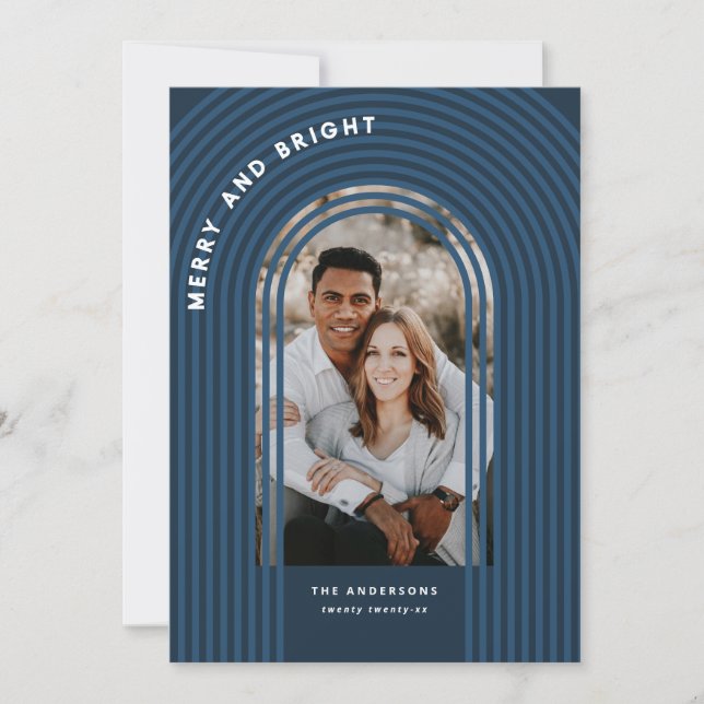 Modern colourful geometric abstract holiday photo (Front)