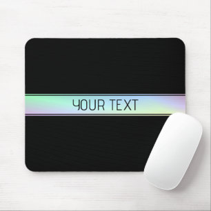 Modern Colourful Gradient & Editable Text Mouse Mat