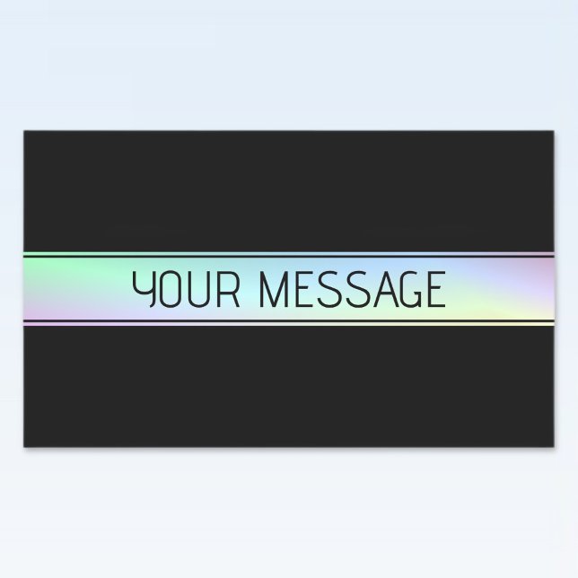 Modern Colourful Gradient & Editable Text Rectangular Sticker (Creator Uploaded)