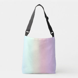 Modern colourful gradient Watercolor Rainbow Crossbody Bag
