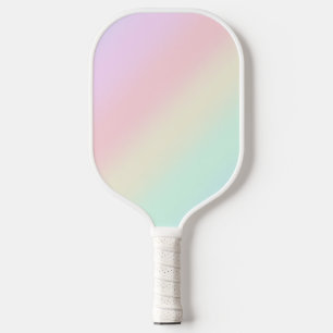 Modern colourful gradient Watercolor Rainbow Pickleball Paddle