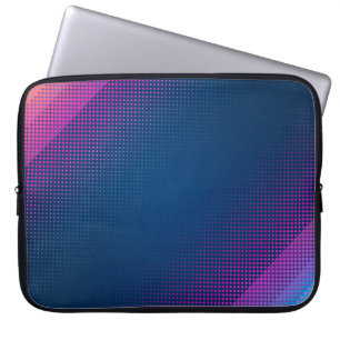 Modern Colourful Halftone Texture Laptop Sleeve