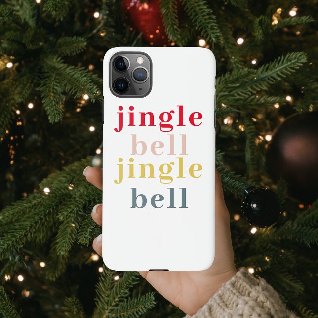 Modern Colourful Jingle Bell Jingle Bell iPhone Case (Creator Uploaded)