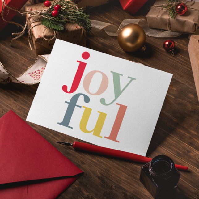 Modern Colourful Joyful Christmas Holiday Gift (Creator Uploaded)