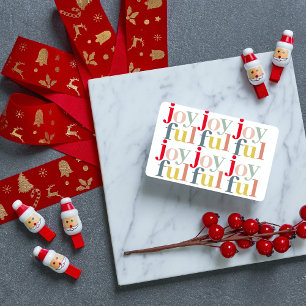 Modern Colourful Joyful Christmas Holiday Gift Business Card