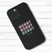 Modern Colourful Mummy Text