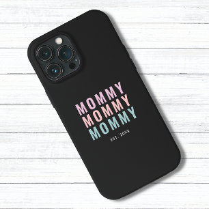 Modern Colourful Mummy Text iPhone 13 Pro Max Case
