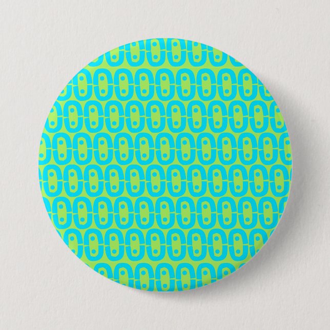 modern colourful pattern 7.5 cm round badge (Front)