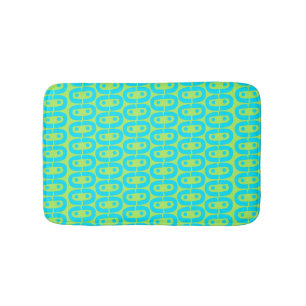 modern colourful pattern bath mat