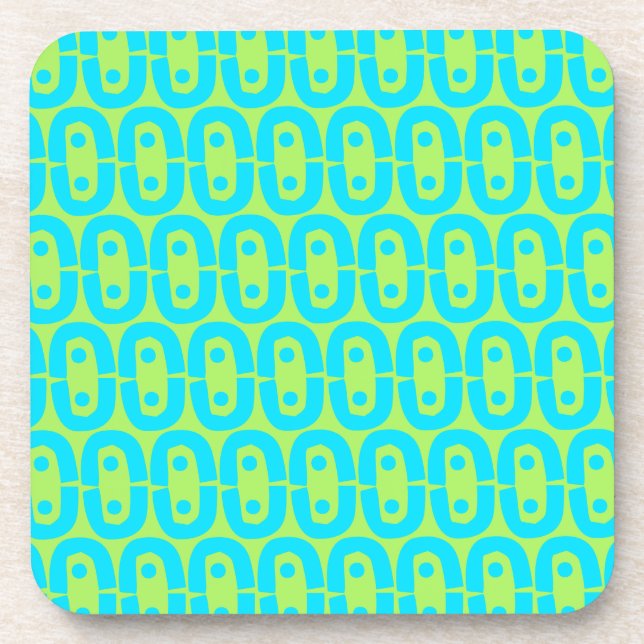 modern colourful pattern coaster (Front)