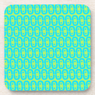 modern colourful pattern coaster