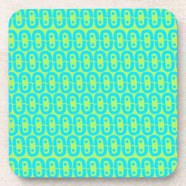 modern colourful pattern coaster (Front)