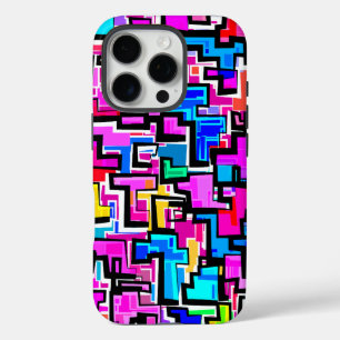 Modern Colourful Pattern Design iPhone 16 Pro Case