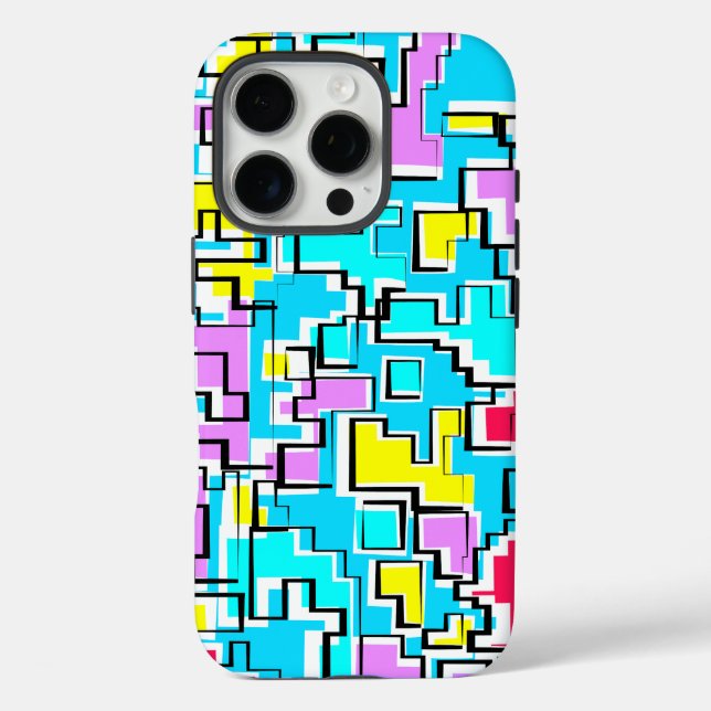 Modern Colourful Pattern Design Case-Mate iPhone Case (Back)