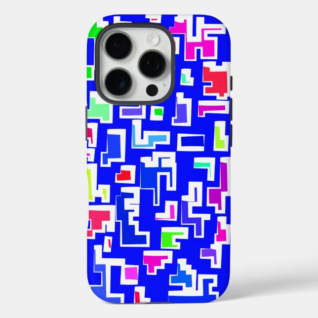Modern Colourful Pattern Design Case-Mate iPhone Case (Back)