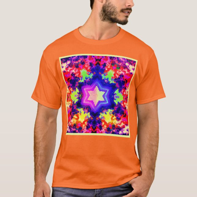 Modern Colourful Pattern Design T-Shirt (Front)