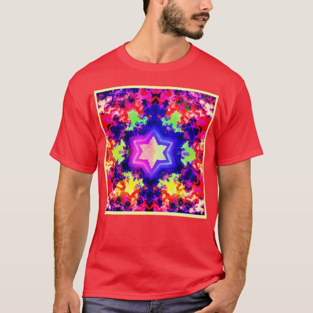 Modern Colourful Pattern Design T-Shirt (Front)