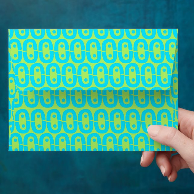 modern colourful pattern envelope (Hand)