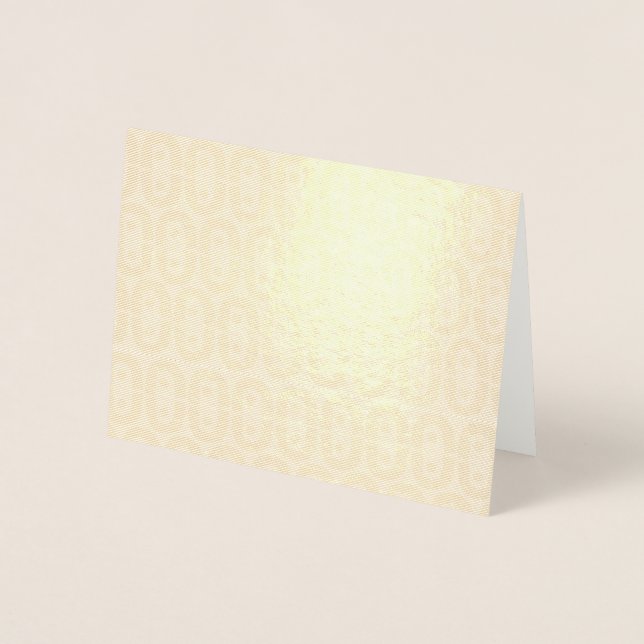 modern colourful pattern foil card (Front)