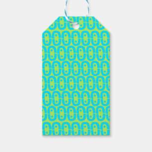 modern colourful pattern gift tags