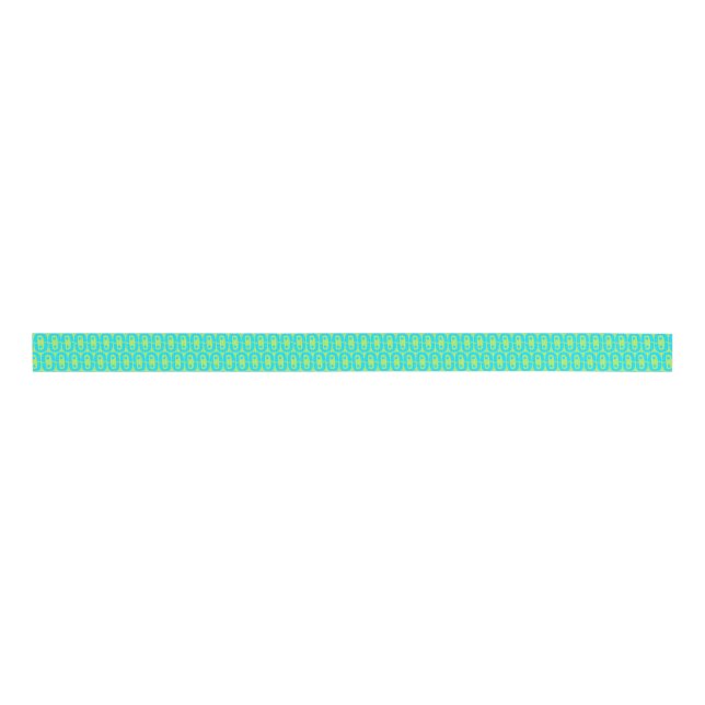 modern colourful pattern grosgrain ribbon (Front)