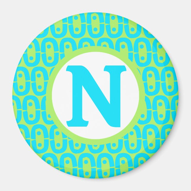 modern colourful pattern magnet (Front)