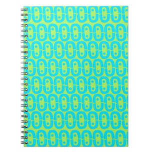 modern colourful pattern notebook