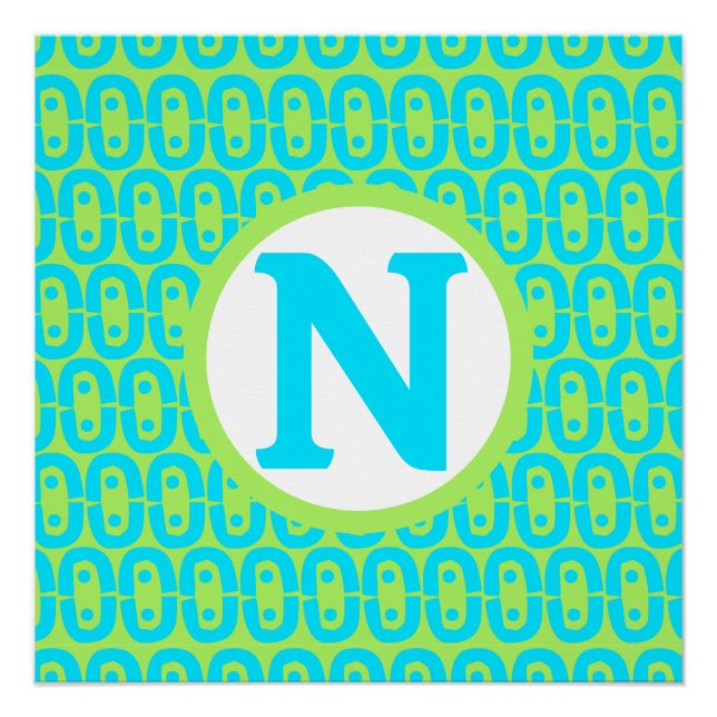 modern colourful pattern poster (Front)