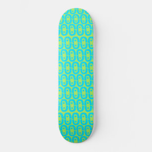 modern colourful pattern skateboard