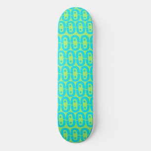modern colourful pattern skateboard