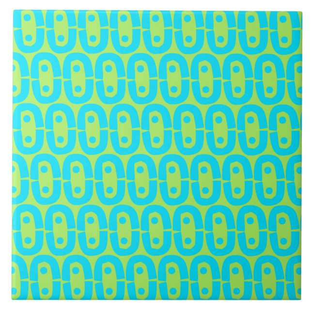 modern colourful pattern tile (Front)