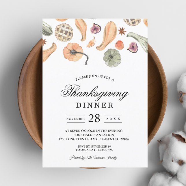 Modern Colourful Pumpkin Autumn  Invitation (Creator Uploaded)