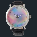 Modern Colourful rainbow Gradient galaxy Ocean gir Watch<br><div class="desc">Modern Colourful rainbow Gradient galaxy Ocean girly</div>