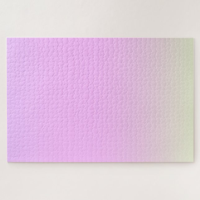 Modern colourful Rainbow gradient Watercolor  Jigsaw Puzzle (Horizontal)