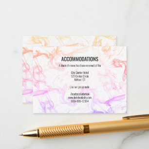 Modern Colourful Rainbow Mist Wedding Template