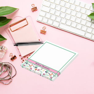 Modern Colourful Spring Wildflower Meadow Floral Post-it Notes