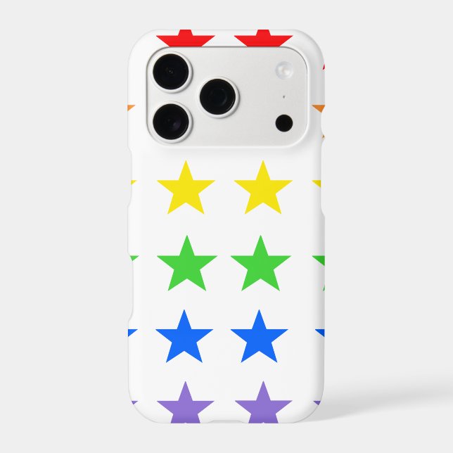 Modern Colourful Starry Pattern (Back)