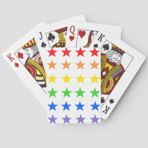 Modern Colourful Starry Pattern Playing Cards