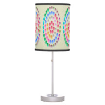 Modern colourful table lamp