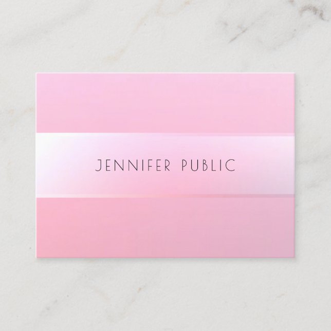 Modern Colourful Template Design Professional Business Card (Front)