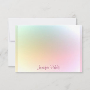 Modern Colourful Template Handwriting Script Text