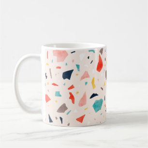 Modern colourful Terrazzo seamless patterns with c Coffee Mug