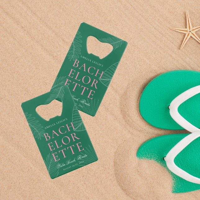 Modern Colourful  Tropical Palm Leaves Bachelorett (Creator Uploaded)