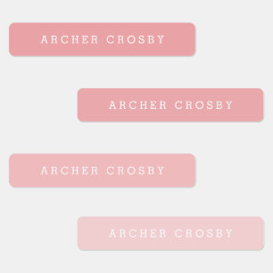 Modern Colourful Waterproof Kids Name