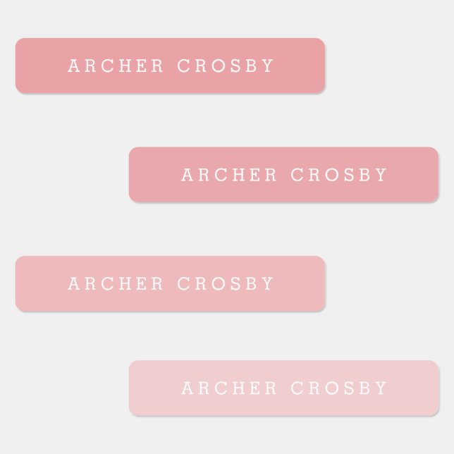 Modern Colourful Waterproof Kids Name (Group)